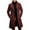 Wine, variant on ZVNAΖH Mens Long Trench Coat Single Breasted Lapel Overcoat Wool Blend Casual Trench Coat with Pockets Fall Winter Warm Peacoat