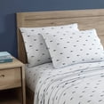 thumbnail image 2 of Nautica Whale Print Stripe King Sheet Set in Blue, 2 of 9