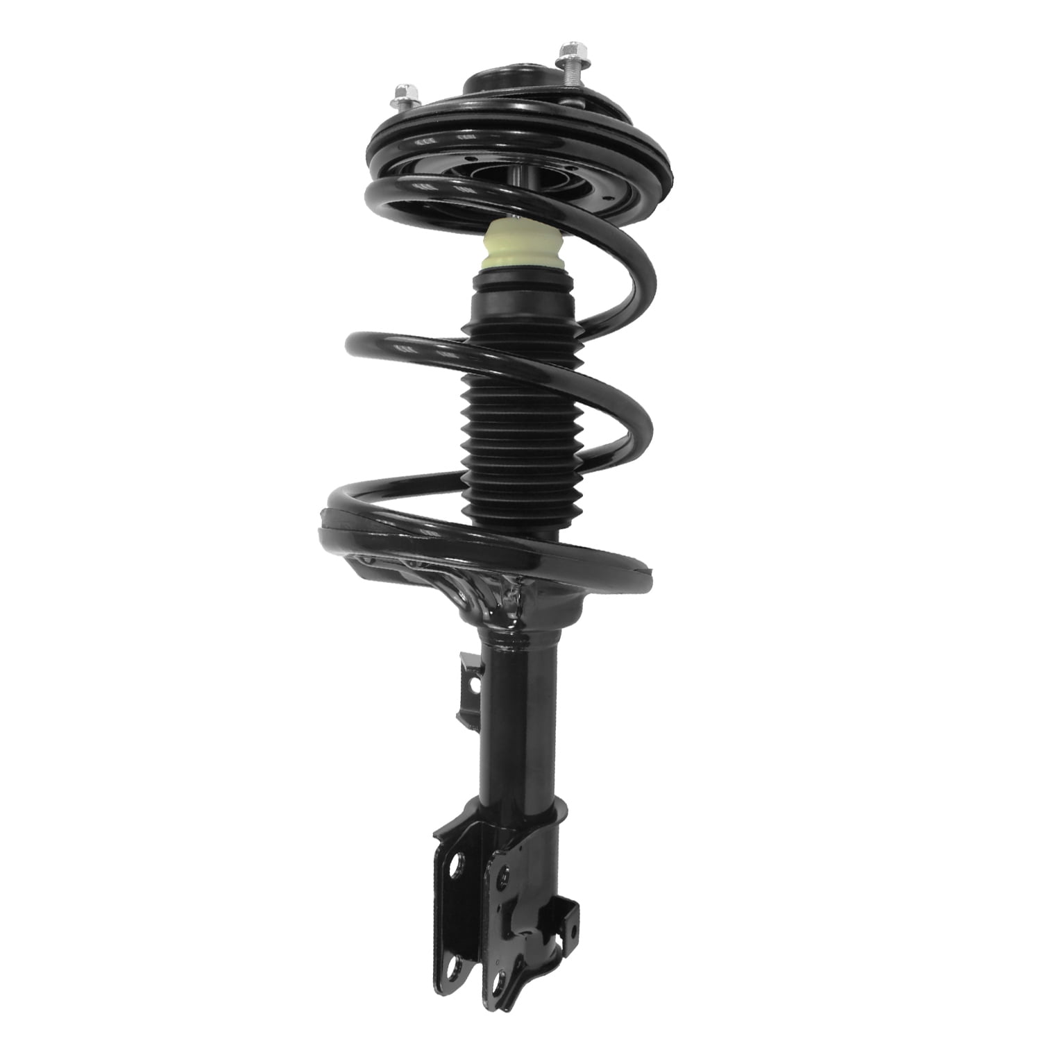 Detroit Axle - 2 Front Struts with Coil Spring for 2006-2012 Mitsubishi Eclipse, 2007 2008 2009 2010 2011 Quick Complete Struts Replacement Suspension Quick Install Ready Struts Shocks Assembly