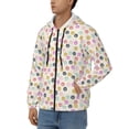 thumbnail image 3 of Kdxio Dandelion Floral Print Men Hoodies Casual Hoodies for Men with Zip Pockets Full Zip Long Sleeve Sweatshirt Sports Hooded Jacket-Medium, 3 of 5