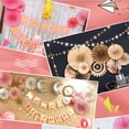 thumbnail image 4 of Yeacher Paper Fan Flowers，20pcs/Set Paper Fans Set Hanging Pinwheels Fan DIY Paper Craft for Wedding, 4 of 8