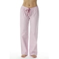thumbnail image 4 of Cocoom Button Down Pajama Pant Set (Pink / White, 1X), 4 of 4