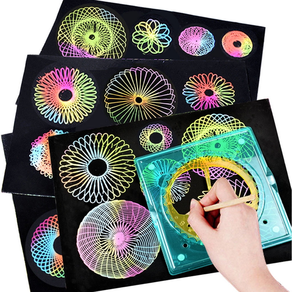 Details about   MagiDeal 1 Set New Geometric Ruler Stencil Spiral Art Classic Stationery 