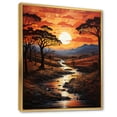 thumbnail image 2 of Designart "African Savannah Charm VII" African Floater Framed Wall Art Print, 2 of 7