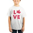 thumbnail image 1 of J'aime le Canada T-Shirt Blanc pour Enfants, 1 of 3