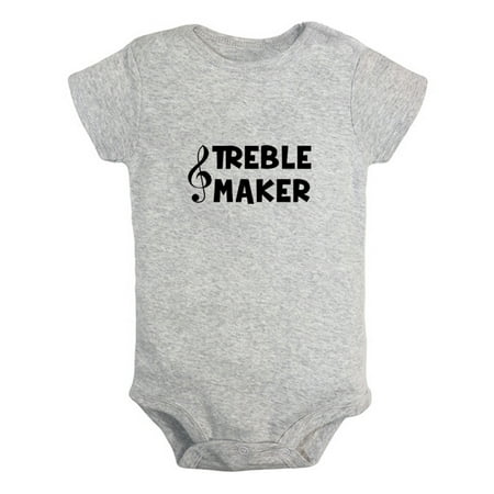 

Treble Maker Funny Rompers For Babies Newborn Baby Unisex Bodysuits Infant Jumpsuits Toddler 0-24 Months Kids One-Piece Oufits