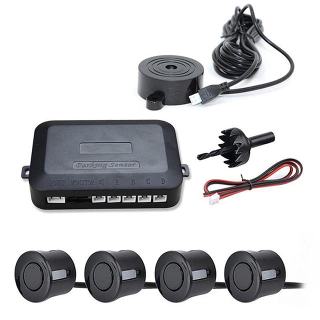 Kenally Sensor de aparcamiento sónico para coche, reemplazo desmontable portátil, Cable Universal de 12V CC, actualización de energía, pieza de ayuda Cámaras de salpicadero de coche Kenally VI018059-00B