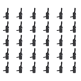 thumbnail image 1 of Inflador de neumáticos, válvula de neumático, aire de 6mm para manguera de aire de vehículo de 5-6mm (plástico completo), 1 of 2