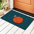 thumbnail image 2 of XMXY Space Rocket Spaceship Stars Area Rugs Doormat Outdoor Entrance , Facecloth Non-slip Floor Mat Rug for Living Room Kitchen Sink Area Indoor 36"x24", 2 of 9