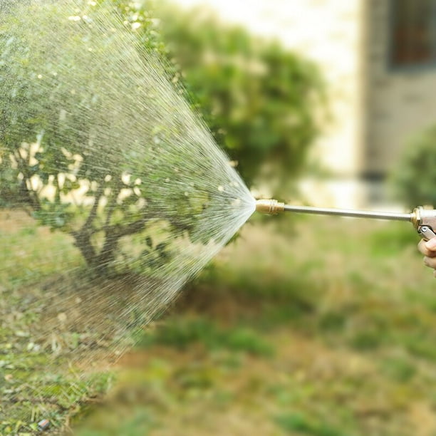 Multifunctional Garden Watering Spray Gun Household High Pressure Sprinkler Foam Car Wash Nozzle Water Irrigation Garden Toolsblack connectorAustralia He Qiyong unisex