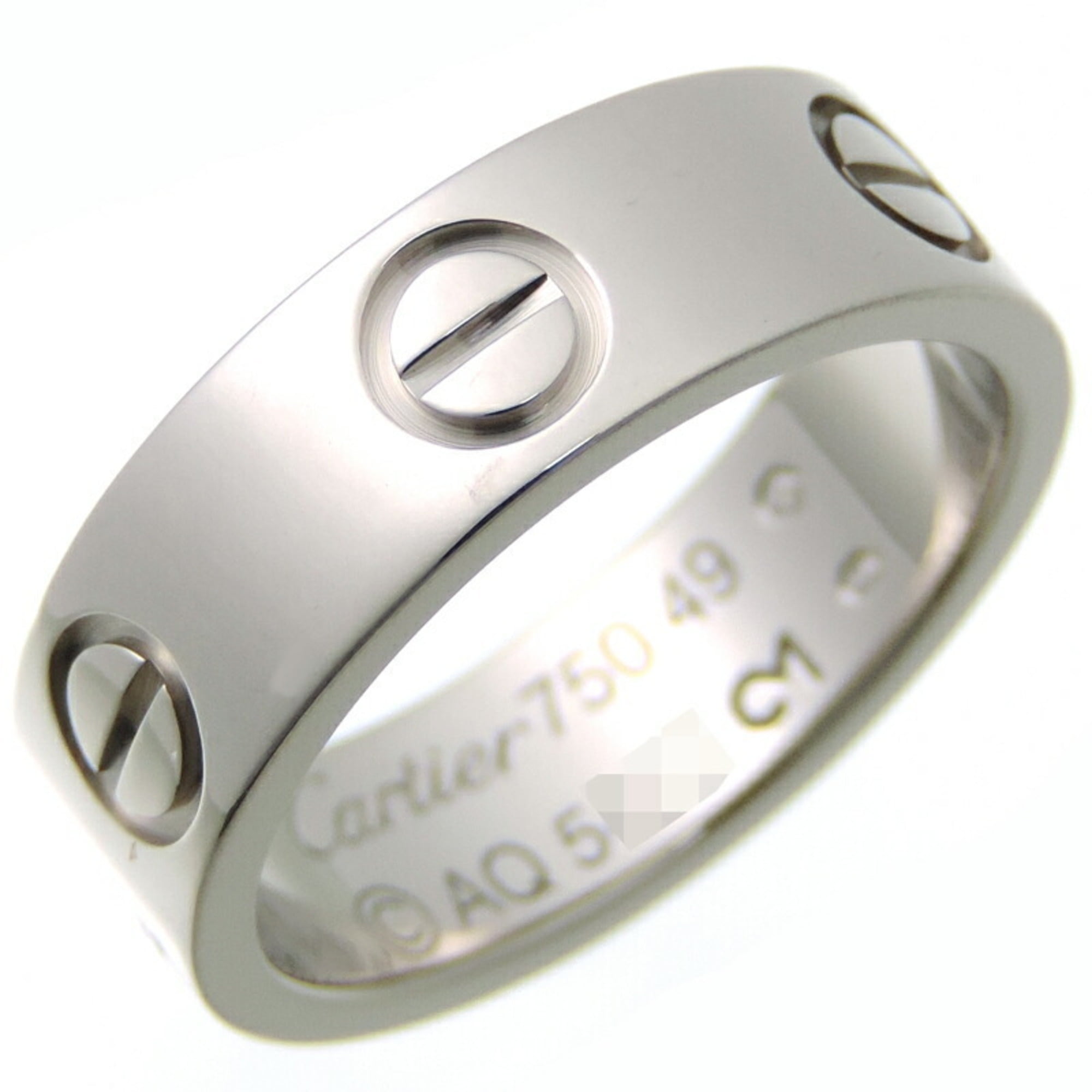 Cartier Love Ring B4084700 750 White Gold Size 8.5 Egypt Ubuy