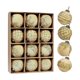 thumbnail image 2 of 8CM Flocked Christmas Balls Hanging Balls Glitter Plastic Balls Christmas Tree Ornament Set Of Twelve, 2 of 6