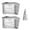 #large, variant on Bolsas De Conservación DeAluminio & Aluminum Foil Antibacterial Sealing Bag, Reusable Stand-Up Ziplock Freezer Pouch with Writable Label, BPA-Free 10-Pack for Meat Fruit Vegetables