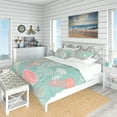 thumbnail image 1 of Designart 'Jellyfish Pattern' Nautical & Coastal Bedding Set - Duvet Cover & Shams, 1 of 4