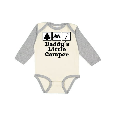 

Inktastic Daddy s Little Camper Gift Baby Boy or Baby Girl Long Sleeve Bodysuit