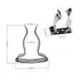 thumbnail image 3 of 2Pcs Stainless Steel Boat Hook Spring Clamp Holder Spring Clip Silver Bracket Clip for for Boat Hook, Boat Pole, Fishing Rod, 3 of 5