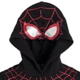 thumbnail image 6 of Marvel Spider-Verse Little Girls' Cosplay Hooded Tee and Leggings Set Black Miles Morales, 6 of 7