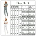 thumbnail image 2 of Womens Casual Sports Suit Jogging Pants Solid Color V-Neck Short-Sleeved Pocket Nurse Uniform Suit, 2 of 4