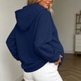 thumbnail image 4 of SwiftWear Women Maternity Zip Hoodie Long Sleeve Oversized Sweatshirt Soft Casual Pregnancy Hooded Jacket with Pockets, 4 of 9