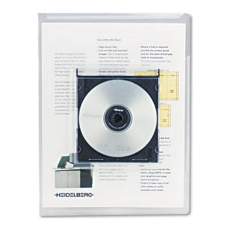 Transparent Deluxe Locking Project Files with CD-ROM Holder, Letter Size, Clear, 25/Pack Transparent Deluxe Locking Project Files with CD-ROM Holder, Letter Size, Clear, 25/Pack