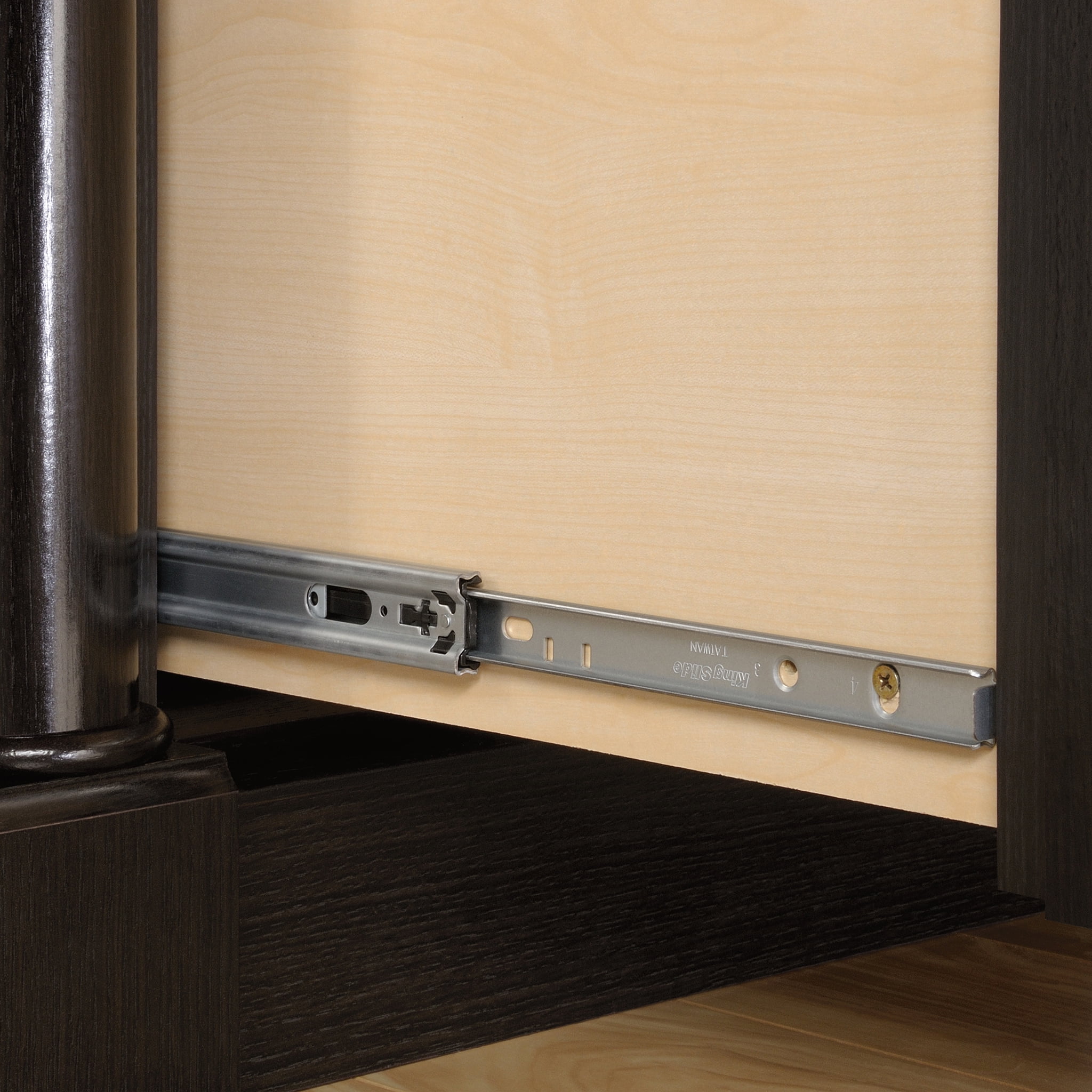 Sauder Palladia L-Shaped Desk, Wind Oak Finish