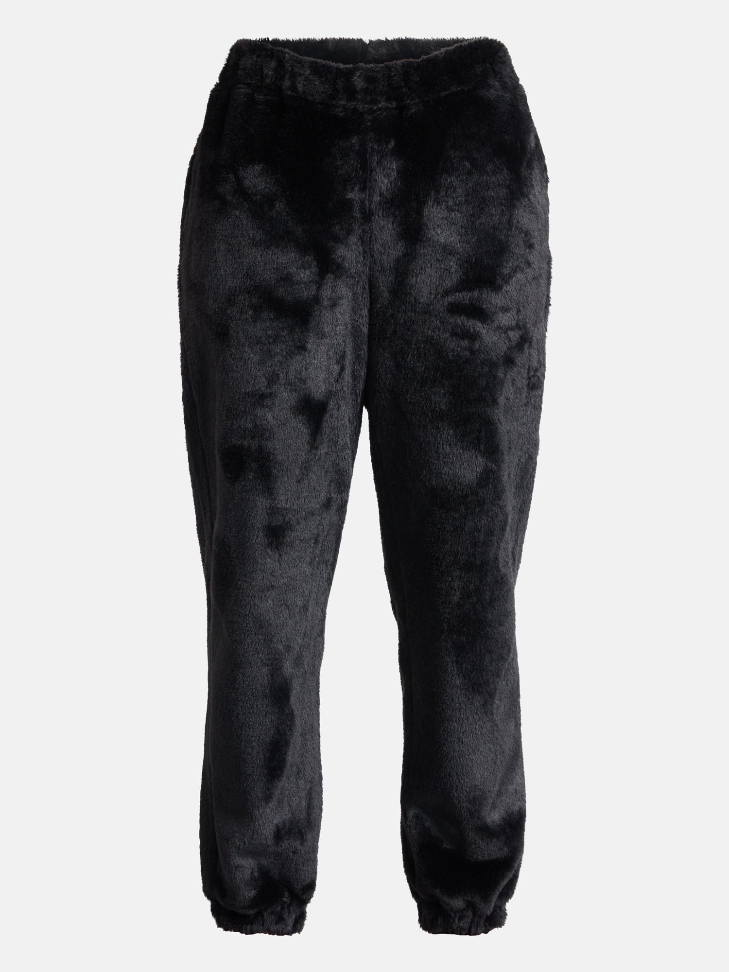 No Boundaries Faux Fur Pants, 29'' Inseam, Women's