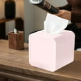 thumbnail image 6 of Pink Tissue Box Holder - Decorative Plastic Tissue Dispenser for Living Room, Bathroom & Office, 6 of 6