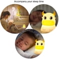 thumbnail image 4 of Luz nocturna portátil para niños, control táctil, luz nocturna recargable, cambia de color, control remoto, linda lámpara de noche de silicona con forma de vaca, decoración para bebés o niños pequeños, 4 of 5