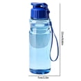 thumbnail image 3 of Portable Plastic Water Bottle with Hand Strap, Leak-Proof Sports Drinking Cup for Gym and Hiking DB, 3 of 6