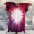 thumbnail image 3 of JTZGDY Womens Sublimation T Shirts Plus Size Tie Dye Bleached Tees Tops Short Sleeve Vintage Crew Neck Tshirts Funny Cute DIY Clothes Multicolor#29 XXXL, 3 of 10
