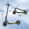 thumbnail image 2 of Folding Electric Scooter for Adults - 500W Motor 10" Air Tires, up to 25MPH and 25Miles Long-Range Portable Commuting Scooter, 2 of 7
