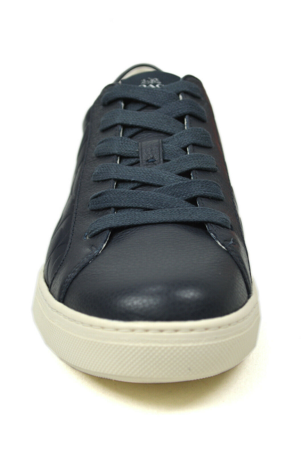 New  Coach Mens C126 Navy Blue Signature Leather Low Top Sneakers Sz 9.5 D 8994-3 - image 3 of 4
