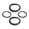 thumbnail image 1 of 4 cordones de repuesto para sillas de 1,4 m y 2,2 m, cuerdas elásticas para tumbonas. Negro, 1 of 8