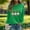 Shirts-61Green, variant on LEKWK Sweatshirts for Women Gold Glitter Crew Neck Long Sleeve St Patricks Day Shirt Sparkle Shamrock Clover Graphic Festival Pullover