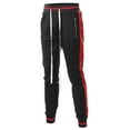 thumbnail image 1 of FashionOutfit Men's Side Panel Long Length Drawstring Track Pants, 1 of 1