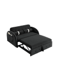 Holaki Modern 55.5" Pull Out Sleep Sofa Bed 2 Seater Loveseats Sofa Couch with side pockets