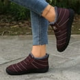 thumbnail image 3 of Leozcaa Women Winter Boot with Comfortable Warm Lined Ankle Booties Outdoor Slip On Waterproof Short Boots, 3 of 8