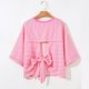 thumbnail image 5 of Tops Y Blusas de Manga 3/4 de Mujer Tops de Verano de Manga 3/4 de Mujer Moda Casual Raya Cuello Redondo 3/4 de Manga Blusas Camisas Top, 5 of 7