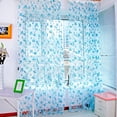 thumbnail image 1 of Ganfancp Flor Cortina Transparente Ventana Voile Drape Cenefa 1 Panel Tela Artículos En Liquidación 1 X Mosquitera Flor de Fénix, 1 of 6