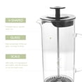 thumbnail image 4 of Coffee Press with Scale Milk Bubbler Pot Travel Office Black, 4 of 6