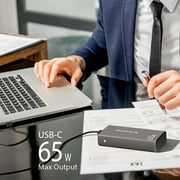 Techsmarter 30000mah 65W USB-C PD Laptop Power Bank. Portable Charger for iPhone, Samsung Galaxy, iPads Air/Pro, MacBook, Chromebook, Android and More