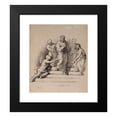 thumbnail image 2 of Helene Schjerfbeck 20x22 Black Modern Framed Museum Art Print Titled - The Rich Man and Lazarus (1879), 2 of 5