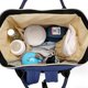 thumbnail image 3 of Waterproof Travel Backpack With Insulated Bag Baby Care Multifunctional Backpack Red, 3 of 4