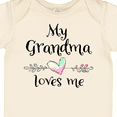 thumbnail image 4 of Inktastic My Grandma Loves Me Heart Grandchild Boys or Girls Baby Bodysuit, 4 of 5