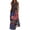 Black womens dresses, variant on Wycnly Womens Dresses Independence Day Loose Pocket Swing Tunic Tank Long Dresses for 4th of July Fashion Star Print V-Neck Sleeveless Maxi Summer Dress Black XXL