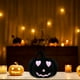 thumbnail image 4 of Cojín Decorativo de Calabaza para Halloween, Suave Cojín Sintético de Calabaza, Centro de Mesa de Algodón Negro y Rosa, 15 X 15 X 9 Cm, Seguro para Niños y Decoración de Fiestas., 4 of 7