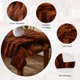 thumbnail image 5 of Burnt Orange Forest Table Cloth Waterproof Tablecloths, Pine Trees Modern Mysterious Art Tablecloth Dining Table Cover for Kitchen Party Tabletop Outdoor, Rectangle Tablecloth 60x84 Inch, 5 of 9