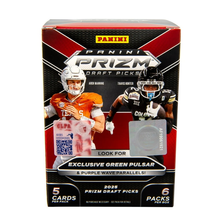 2025 Panini Prizm Draft Picks College Football Trading Cards