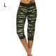 thumbnail image 5 of Wosthever Pantalones de Yoga para mujer, pantalones deportivos de mezcla de algodón para viajes al aire libre, mallas elásticas de cintura Uniforme atlético ejercito verde L, 5 of 6