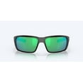 thumbnail image 2 of Costa Del Mar Men's 6S9079 Fantail Pro Polarized Rectangular Sunglasses, Matte Black/Green Mirrored 580G, 60mm, 2 of 6